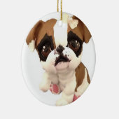 English Bulldog Christmas Ornament (Rechts)