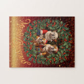 English Bulldog Christmas Puzzle (Horizontal)