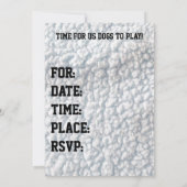 English Bulldog Cool Bachelor Party Einladungen (Rückseite)