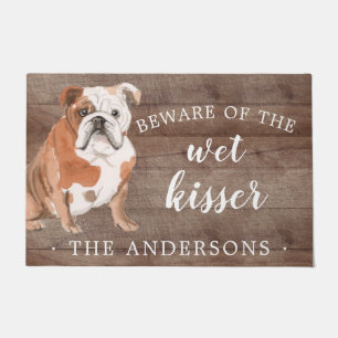 English Bulldog Dog Personalisiert Dog Mat Fußmatte