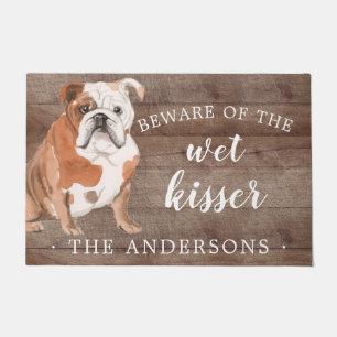 English Bulldog Dog Personalisiert Dog Mat Fußmatte