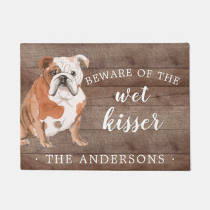 English Bulldog Dog Personalisiert Dog Mat Fußmatte