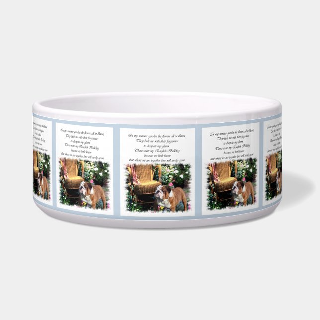 English Bulldog Dowling Napf (Vorderseite)