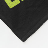 English Bulldog Exercise, Extra Fries Funny Fleecedecke (Ecke)