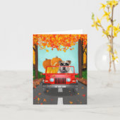 English Bulldog Fall Pumpkin Karte (Gelbe Blume)