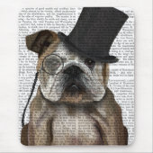 English Bulldog, Formal Hound and Hat Mousepad (Vorne)