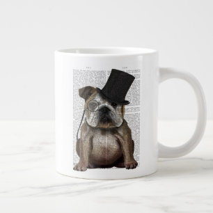 English Bulldog, Formal Hound und Hat Jumbo-Tasse