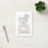 English Bulldog, Formal Hound und Hat Post-it Klebezettel (Büro)