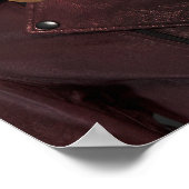 English Bulldog French Hat Pipe Poster (Ecke)