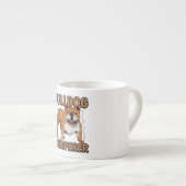 English Bulldog Funny Bulldog Whisperer Espressotasse (Vorderseite Rechts)