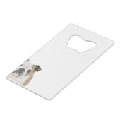 English Bulldog Geldbeutel Flaschenöffner (Rückseite Schrägansicht)