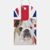 English Bulldog Geschenkanhänger (Vorderseite)