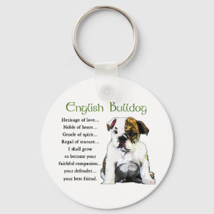English Bulldog Geschenke Schlüsselanhänger