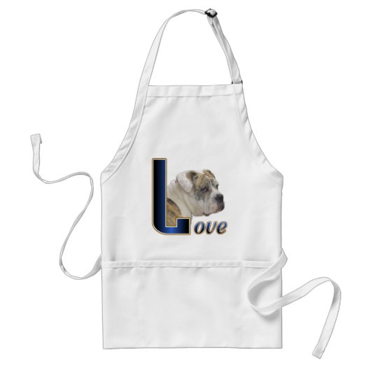 English Bulldog Geschenke Schürze (Vorne)