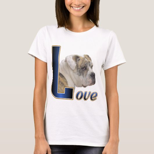 English Bulldog Geschenke T-Shirt (Vorderseite)