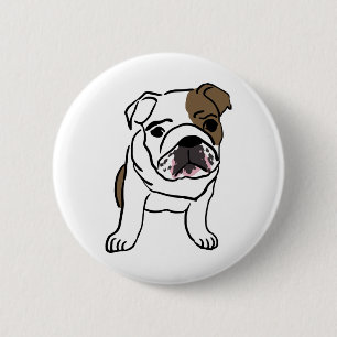 English Bulldog Gift Shirts Nope Lazy English Bull Button