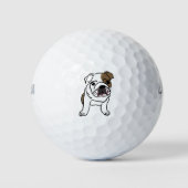 English Bulldog Gift Shirts Nope Lazy English Bull Golfball (Vorderseite)