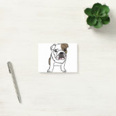 English Bulldog Gift Shirts Nope Lazy English Bull Post-it Klebezettel (Büro)