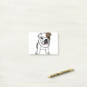 English Bulldog Gift Shirts Nope Lazy English Bull Post-it Klebezettel (Auf Schreibtisch)