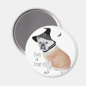 English Bulldog Halloween Magnet (Vorderseite/Rückseite)