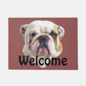English Bulldog Head Fußmatte (Vorderseite)