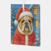 English Bulldog Holiday   Ornament (Vorderseite links)