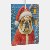 English Bulldog Holiday   Ornament (Vorderseite Rechts)