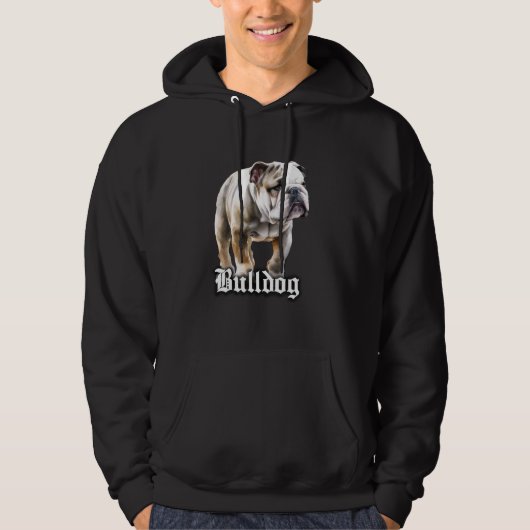 English Bulldog Hoodie (Vorderseite)