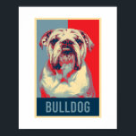 English Bulldog Hund Portrait Pop Art Poster<br><div class="desc">English Bulldog Hund Portrait Hope Poster Design und mehr Produkte für Haustier Bulldog Besitzer und Hundefreunde, die Tiere mögen. Das perfekte Geschenk für Ihren besten kleinen Freund, um ihm Liebe zu zeigen.</div>