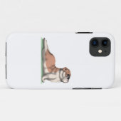 English Bulldog Hund Yoga Case-Mate iPhone Hülle (Rückseite (Horizontal))