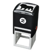 English Bulldog Hunde Silhouette Permastempel (Produkt)