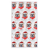 English Bulldog Hunde Zucht Weihnachten Kleine Geschenktüte (Rückseite)