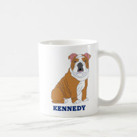English Bulldog Illustration Personalisiert
