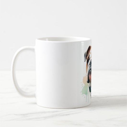 English Bulldog Kaffeetasse (Links)