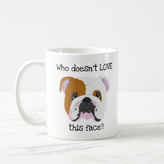 English Bulldog Kaffeetasse (Links)