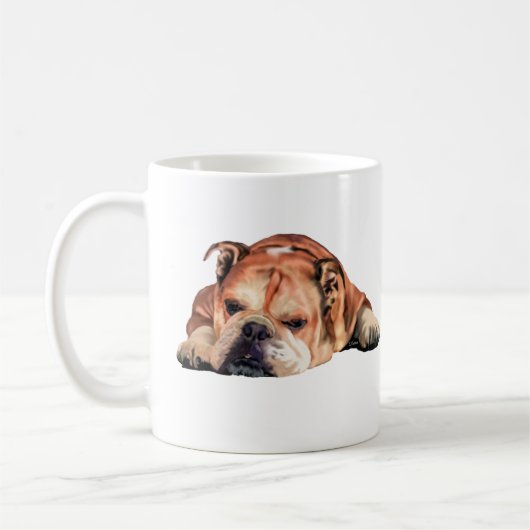 English Bulldog Kaffeetasse (Links)