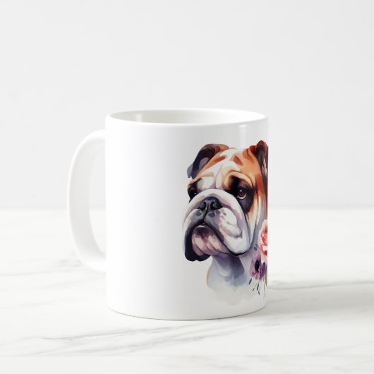English Bulldog Kaffeetasse (Vorderseite Links)