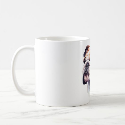 English Bulldog Kaffeetasse (Links)