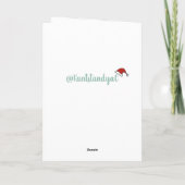 English Bulldog Karte (Rückseite)