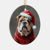 English Bulldog Keramik Ornament (Rechts)