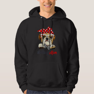 English Bulldog Liebe Niedlich Bully Dog Mama Dame Hoodie
