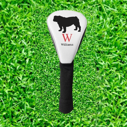 English Bulldog Lovers Golf Head Cover Golf Headcover
