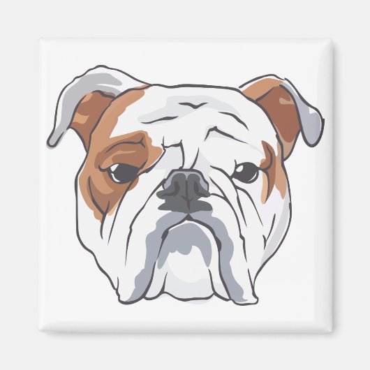 English Bulldog Magnet (Vorne)