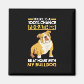 English Bulldog Magnet (Vorne)
