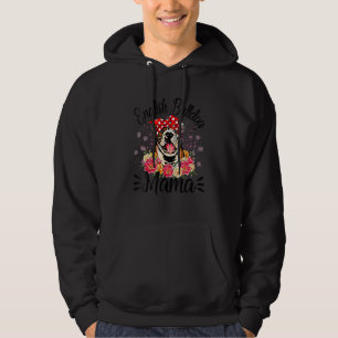 English Bulldog Mama Florals Niedlich Dog Mama Mot Hoodie