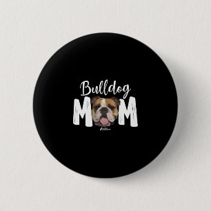 English Bulldog Mama Top Button