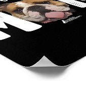 English Bulldog Mama Top Poster (Ecke)
