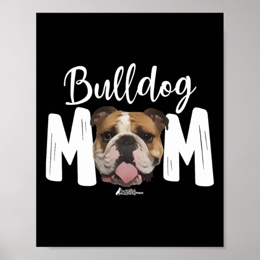 English Bulldog Mama Top Poster (Vorne)