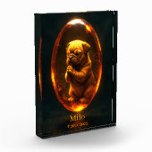 English Bulldog Memorial Photo Block (Links)