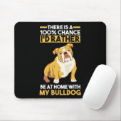 English Bulldog Mousepad (Mit Mouse)